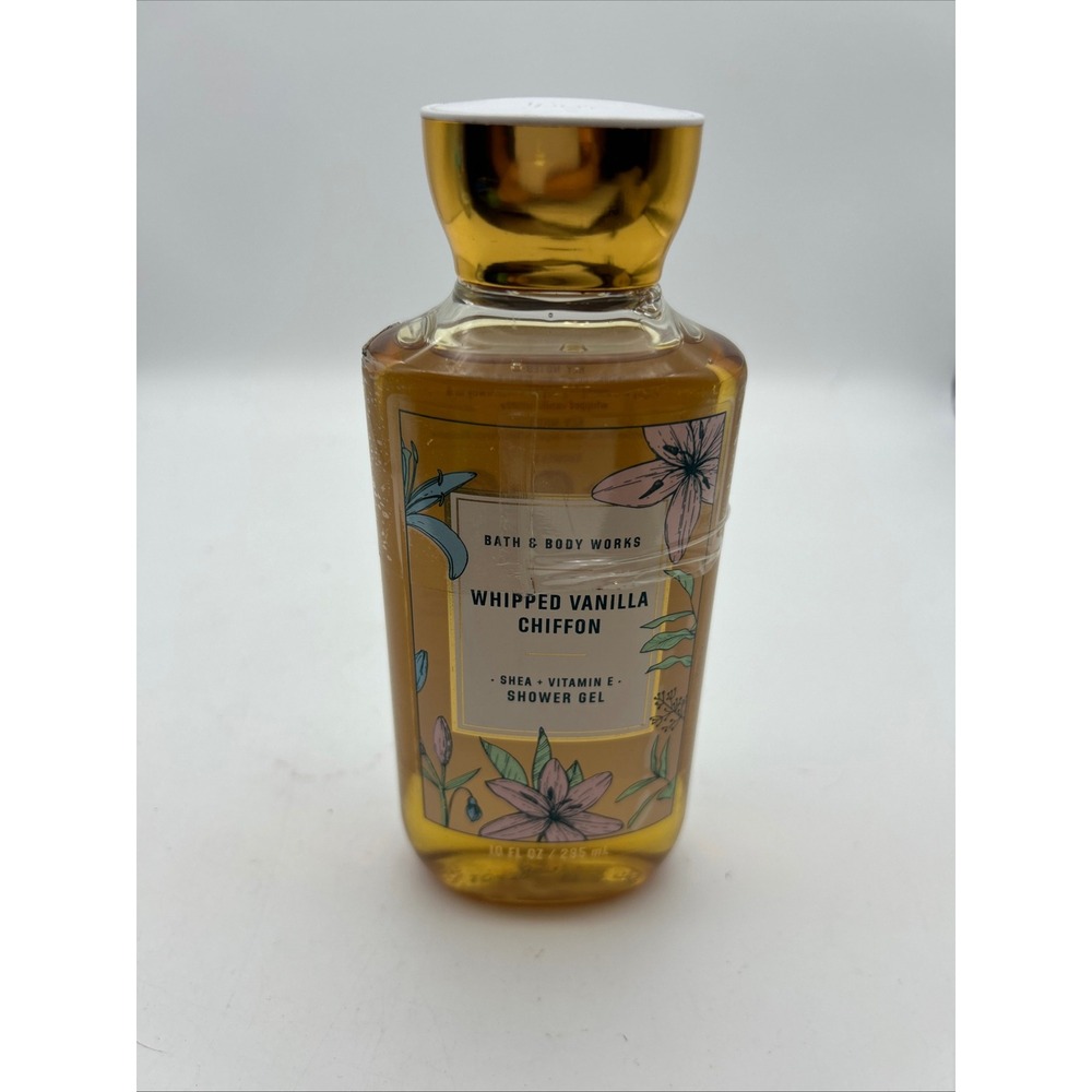 Bath & Body Works Whipped Vanilla Chiffon Shower Gel 10oz New